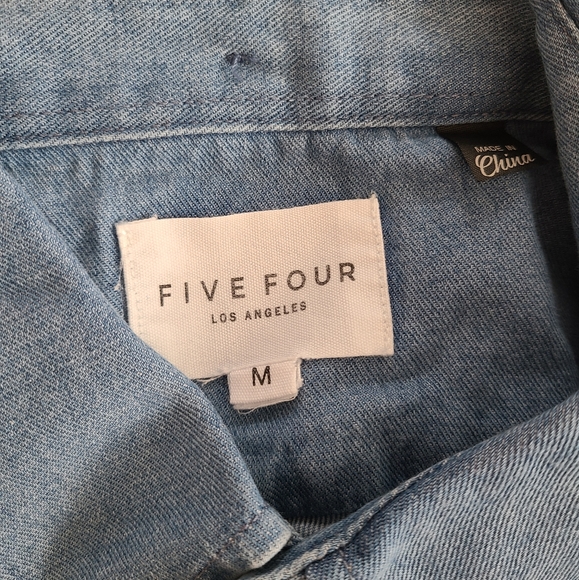 Five Four Short Sleeve Denim Shirt - Picture 4 of 4